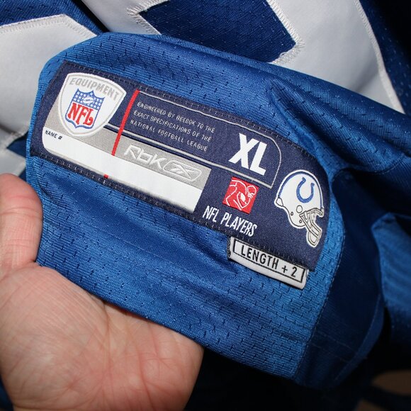 near mint vintage Joseph ADDAI #29 Indianapolis Colts NFL Reebok stitched jersey - Picture 6 of 13